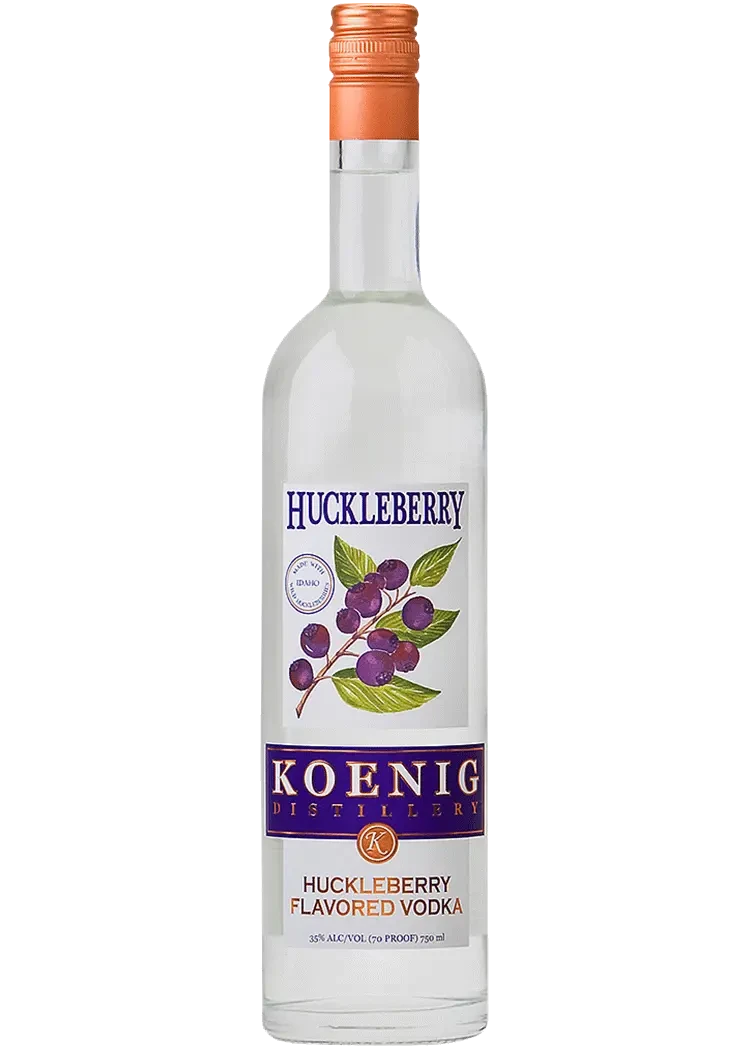 Koenig huckleberry flavored vodka
