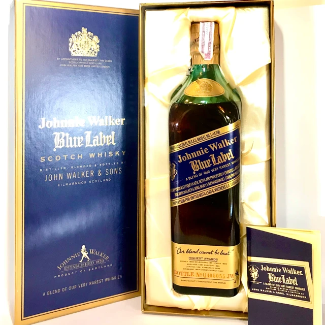 JOHNNIE WALKER BLUE LABEL (Bot 1990's)