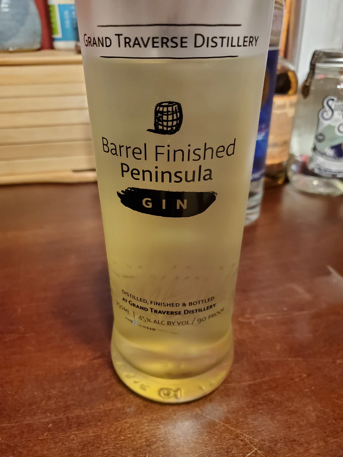 Barrel Finished Peninsula