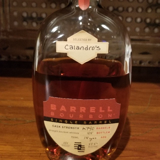 Barrel Bourbon Single Barrel Cask Strength K790