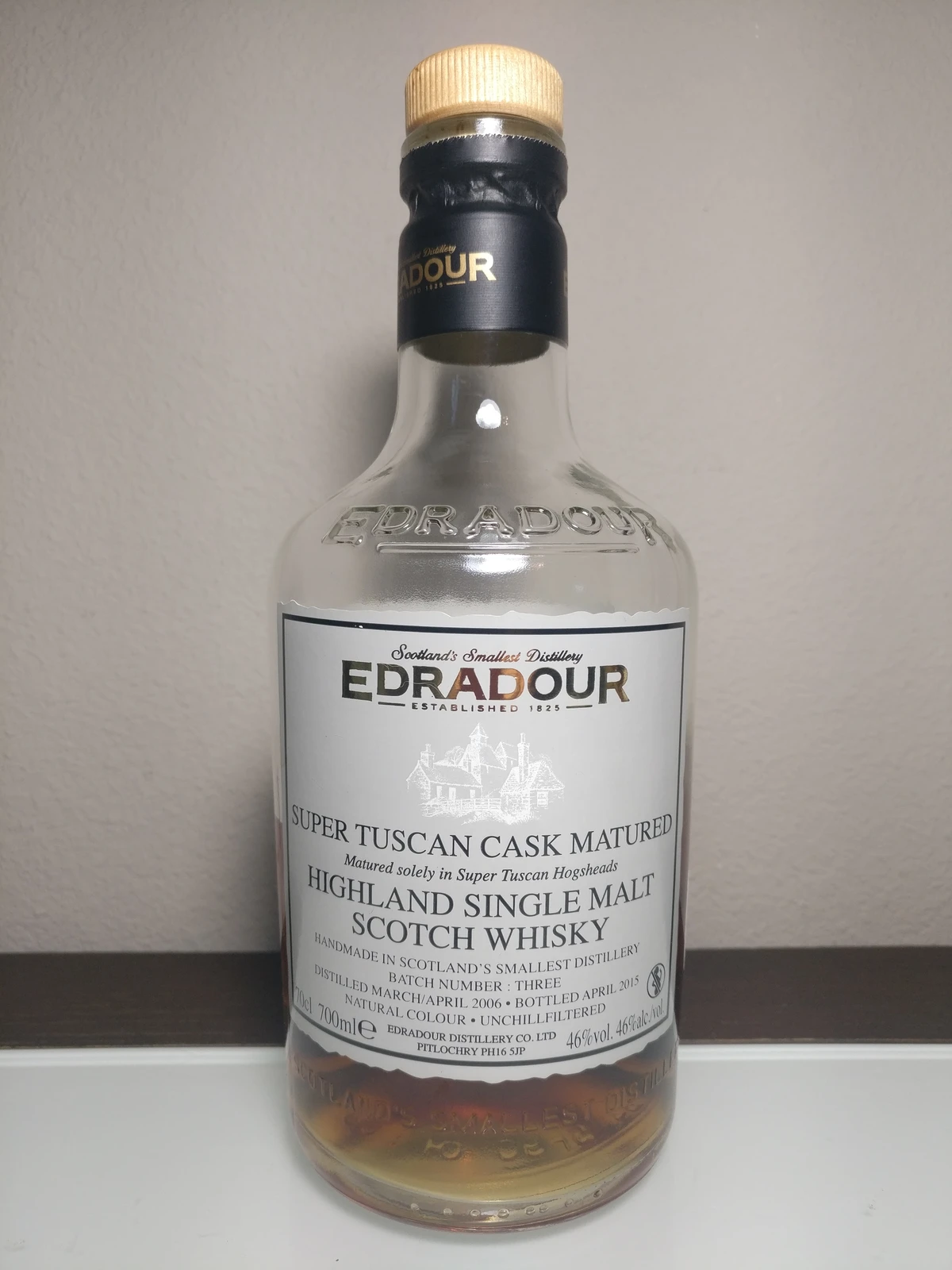 Edradour 2006 Super Tuscan Cask Matured Batch #3