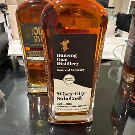 Dancing Goat Sourced Whiskey Single Barrel Whiskey Distilled from a Wheat Mash Wiscy City Solo Cask