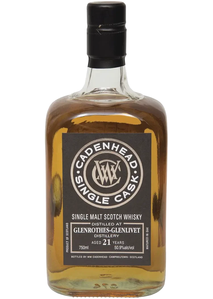 Wm Cadenhead Glenrothes 1996 21 Yr Brlsel