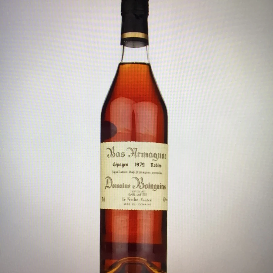 Domaine Boingneres 1972 Cepages Nobles Bas-Armagnac