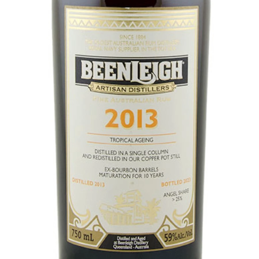 Beenleigh 2013 Ex-Bourbon Barrels Maturation for 10 Years