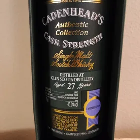 Glen Scotia 27 (1992) (Cadenhead's Authentic Collection)