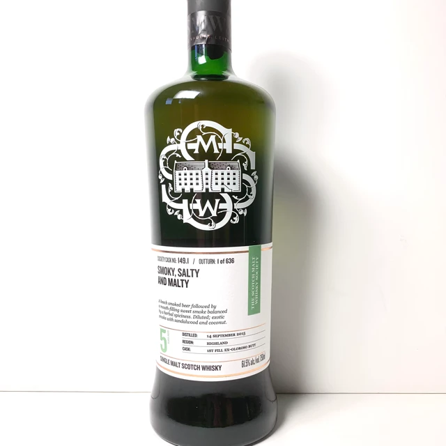 SMWS 149.1 Smoky, Salty, and Malty