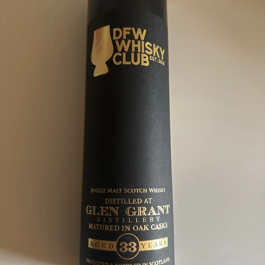 Glen Grant Single Malt Scotch Whisky - DFWWC pick