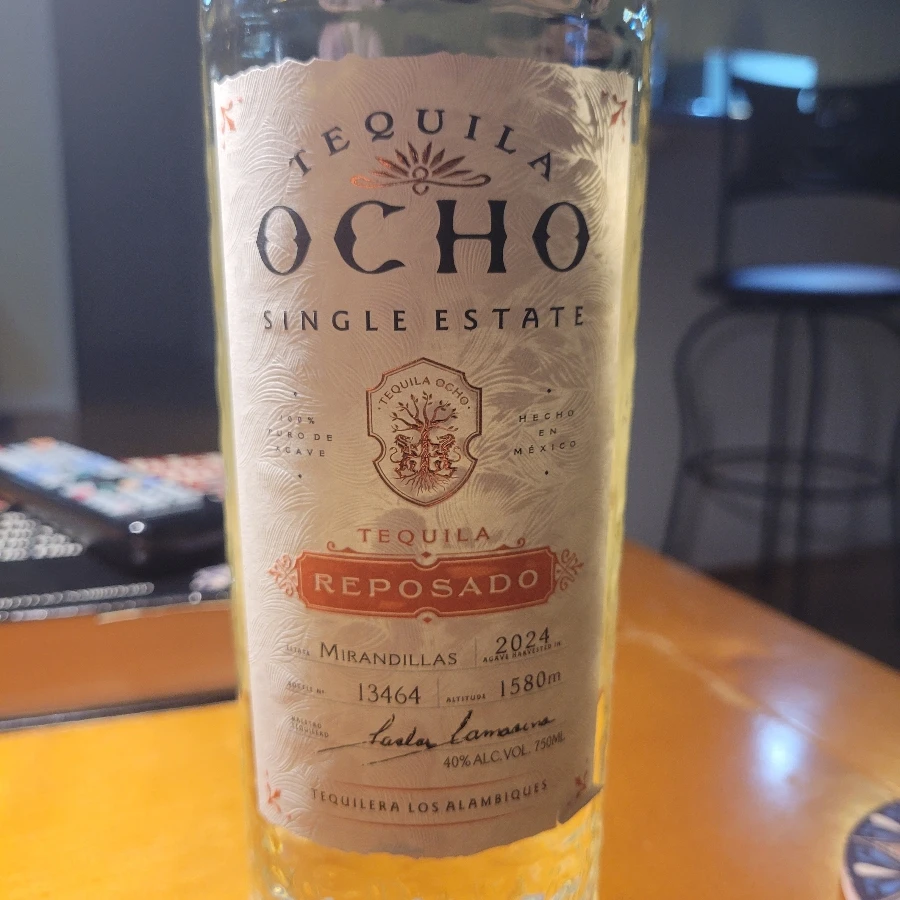 Tequila Ocho Reposado Mirandillas 2024