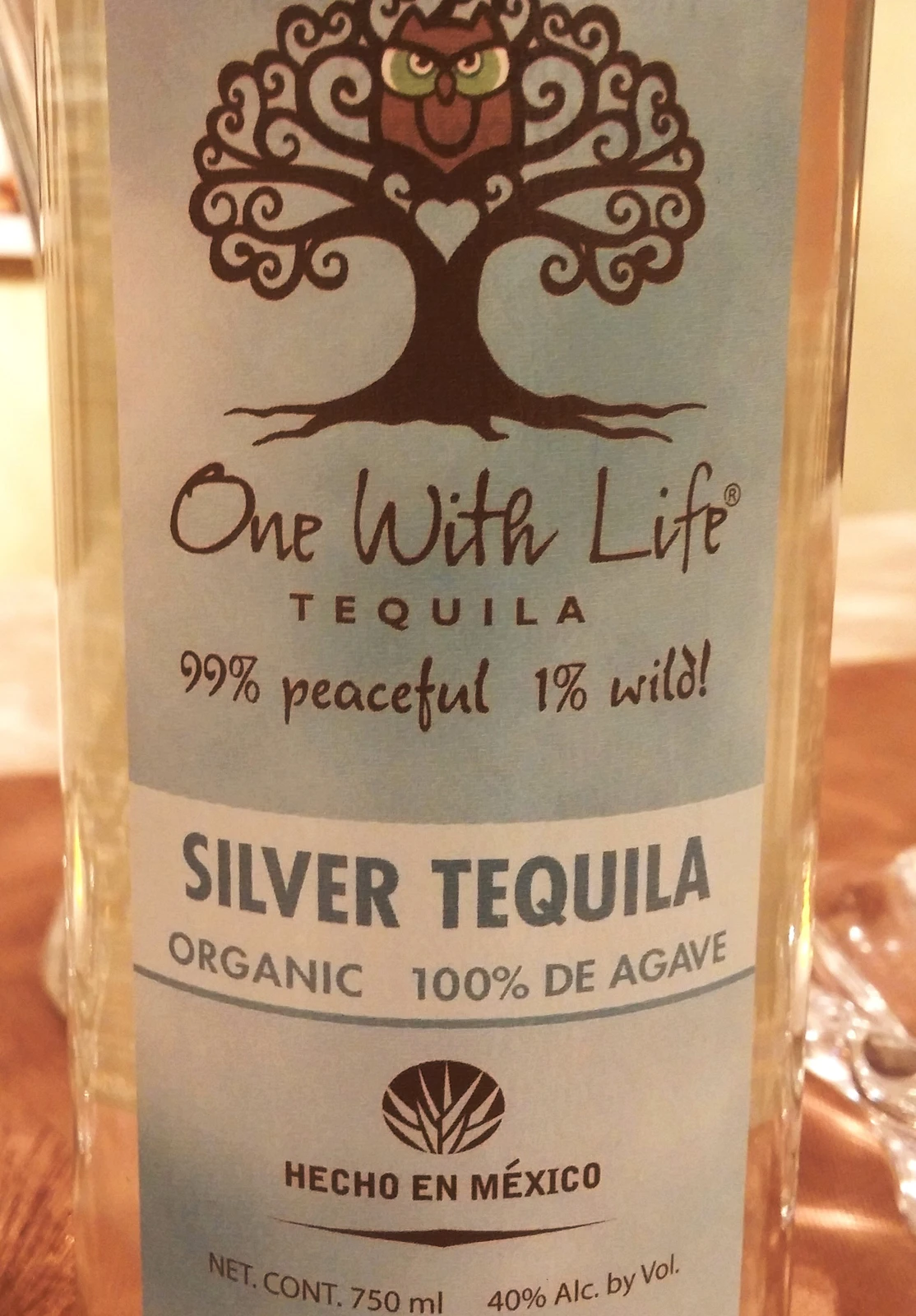 One With Life Silver Tequila