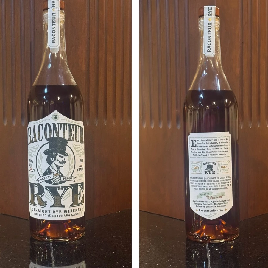 Raconteur Rye Finished in Mizunara Casks 12 Year