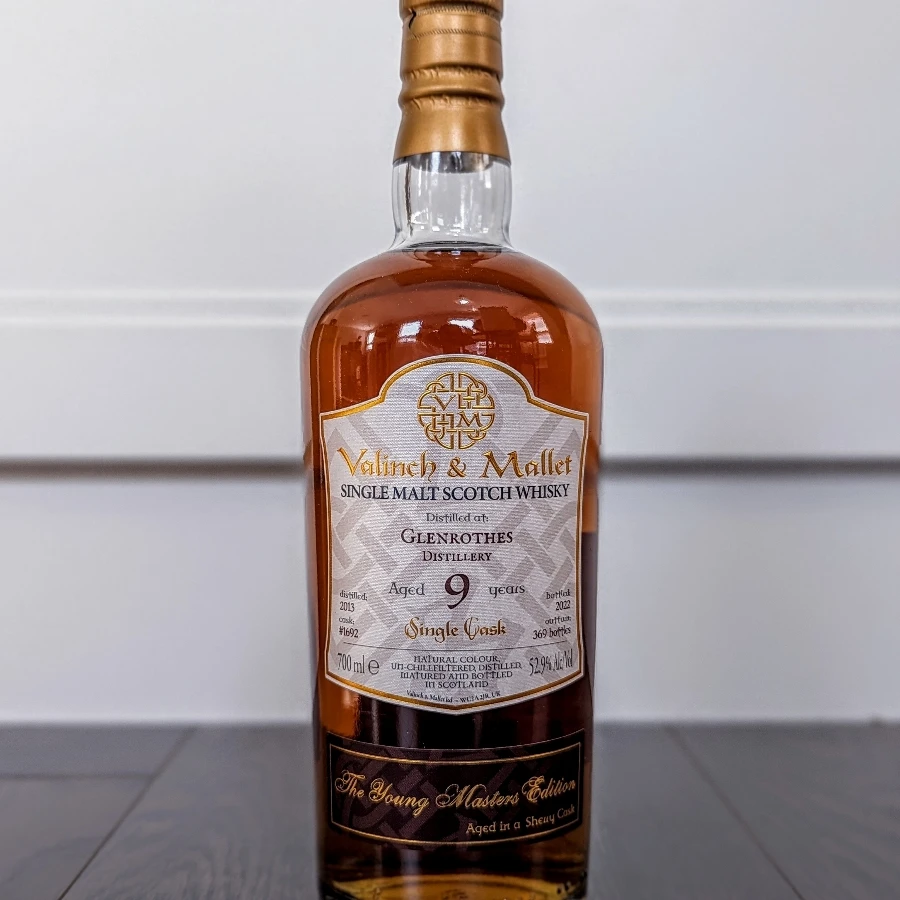 Valinch & Mallet Glenrothes 2013 9 Year Single Malt Scotch Whisky