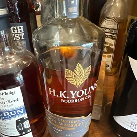 H.K. Young Barrel Strength Kentucky Straight Bourbon Whiskey Toasted Barrel Blend Batch No 1