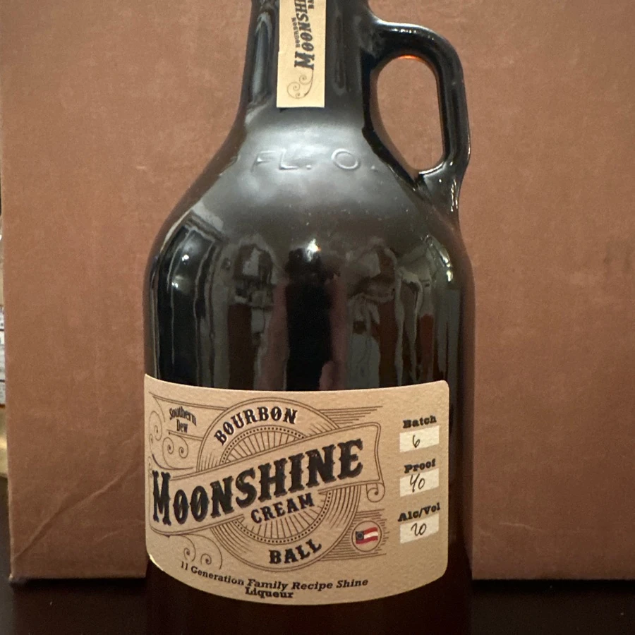 Moonshine Cream Bourbon Ball Southern Dew