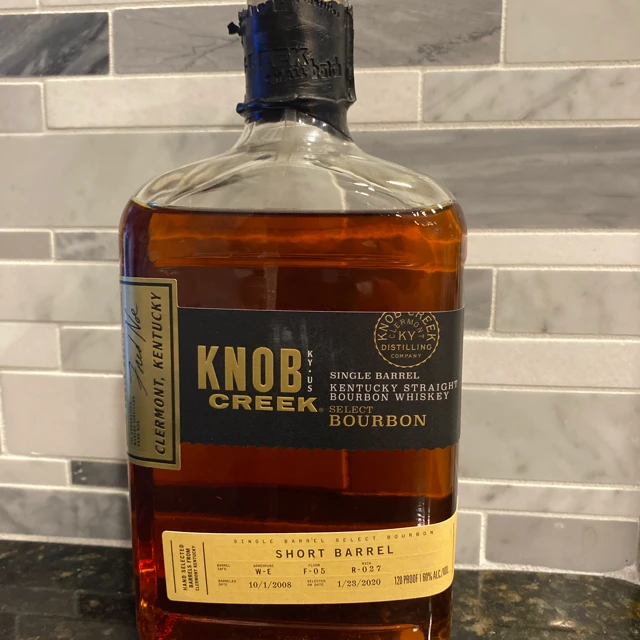 Knob creek single barrel short barrel