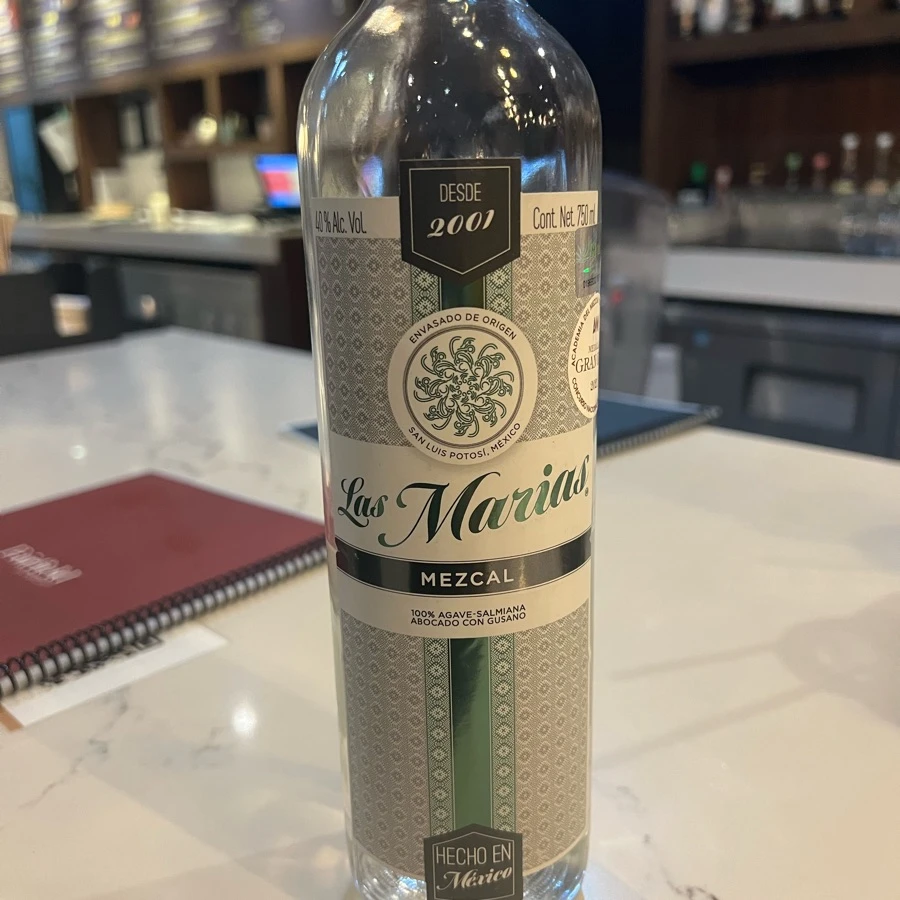 Mezcal Las Marias Blanco Con Gusano