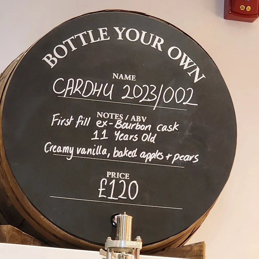 Cardhu Hand Filled 002/2023, 11 year old.