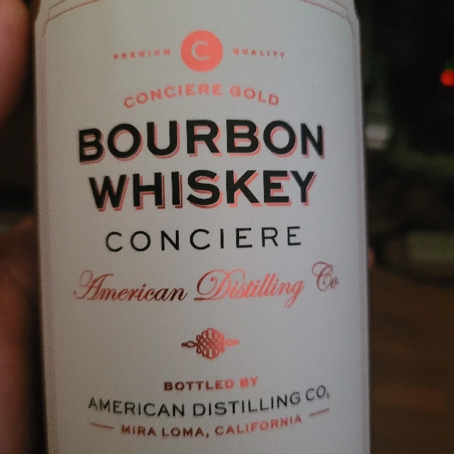 Conciere gold bourbon Wiskey