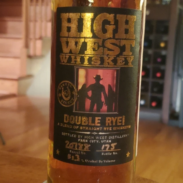 High West Double Rye - Grape Brandy Finish (Binny's SP)