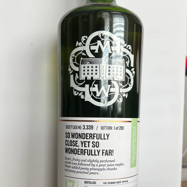 SMWS so wonderfully close, yet so wonderfully far 3.339