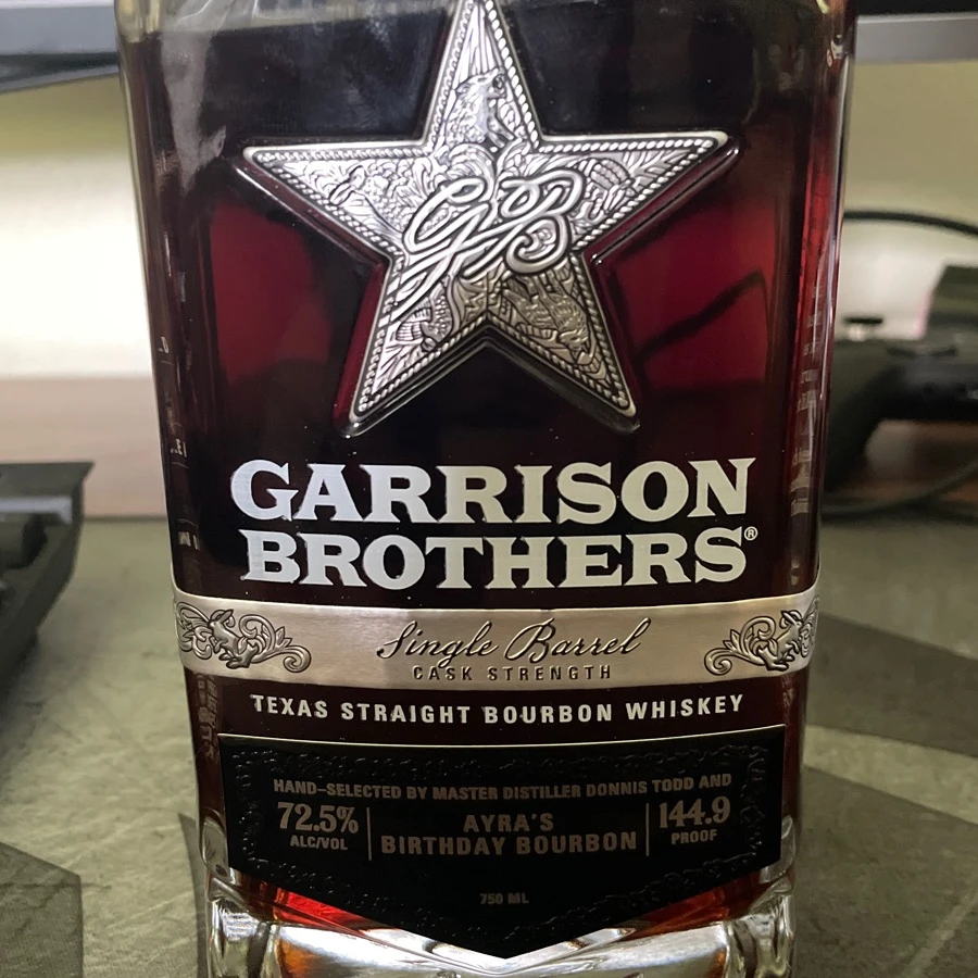 Garrison Brothers Single Barrel Cask Strength (Arya's Birthday Bourbon)