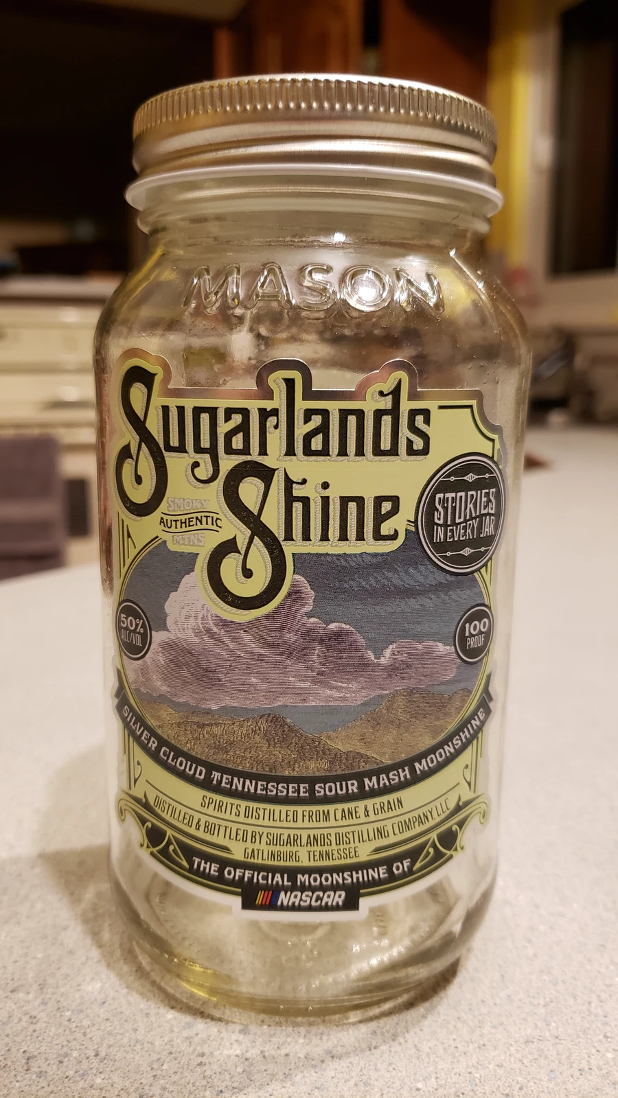 Sugarlands Shine Silver Cloud Tennessee Sour Mash Moonshine