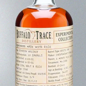 Buffalo Trace Experimental Collection Made With Rice
