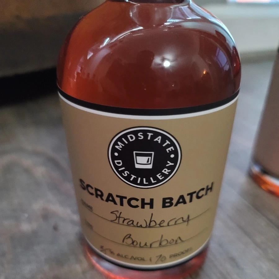 Midstate Distillery Scratch Batch Strawberry Bourbon