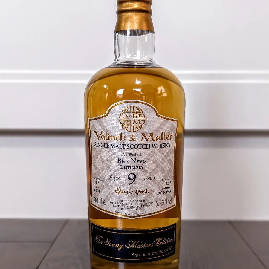 Valinch & Mallet Ben Nevis 2012 9 Year Single Malt Scotch Whisky