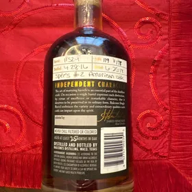 Balcones Texas Single Malt Whisky Single Barrel - Spec's #2 pick - Barrel 11524 a 6/25/18