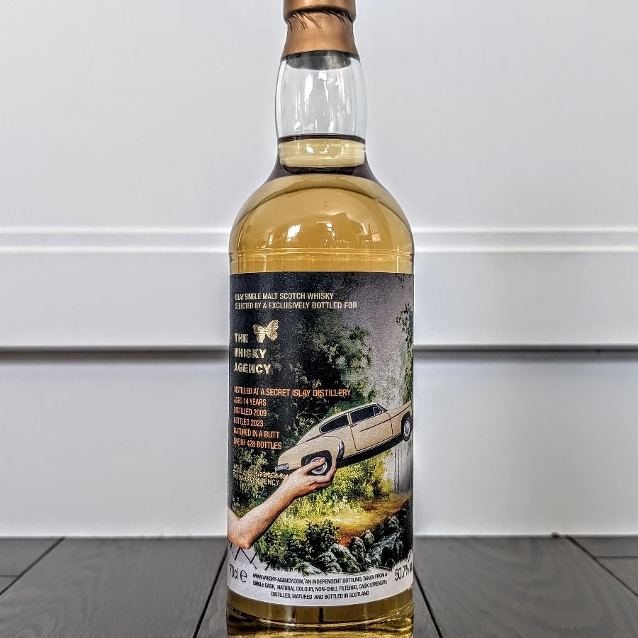 The Whisky Agency Secret Islay Distillery 2009 14 Year Single Malt Scotch Whisky
