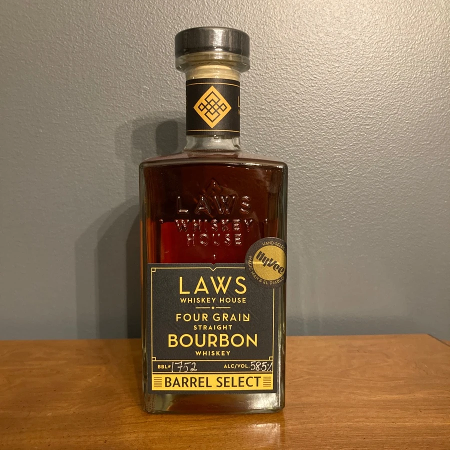 Laws Four Grain Straight Bourbon Whiskey Barrel Select (BBL#1752)