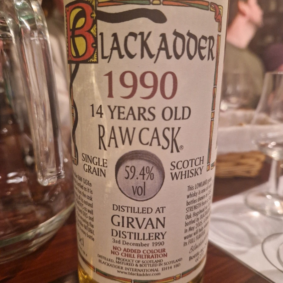 Blackadder Girvan raw cask 14 years 1990