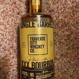 Traverse City Whiskey Co. XXX Straight Bourbon Whiskey Single Barrel