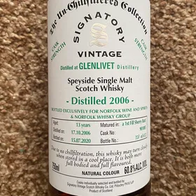 Glenlivet 2006 13 Year Un-chillfiltered Collection (Signatory)