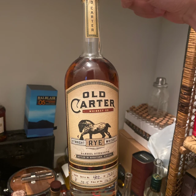 Old Carter Straight Rye Batch 6 (2020 Release)