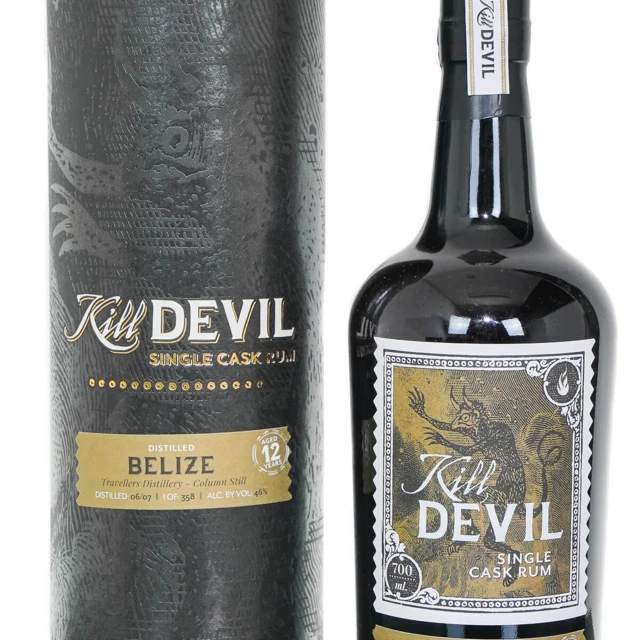Travellers (Column Still) 2007 12 Year Belize Rum - Kill Devil (Hunter Laing)