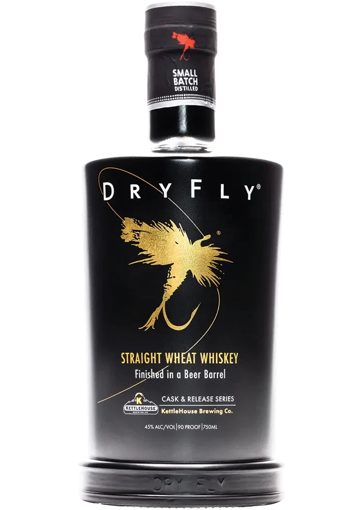 Dry Fly, Cask & Release, Straight Wheat Whiskey, Kettlehouse Brewing Beer Barrel Finished