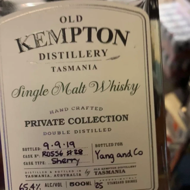 Old Kempton Sherry Cask
