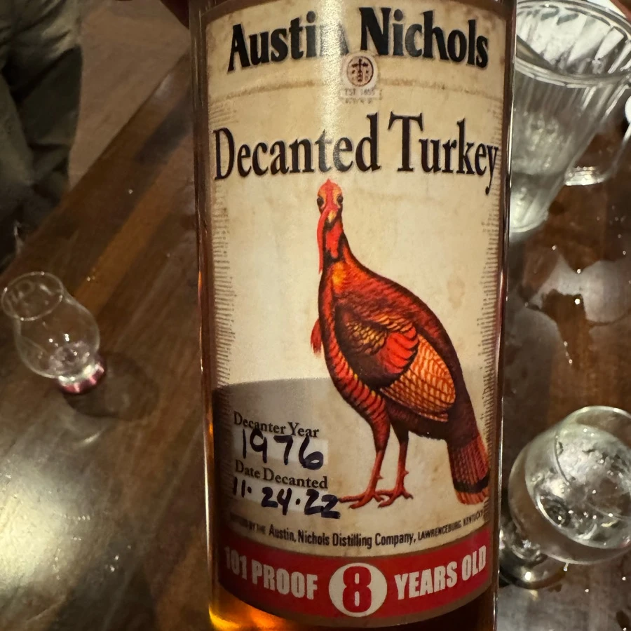Wild Turkey 101 8 Year (Decanted Turkey, 1976)