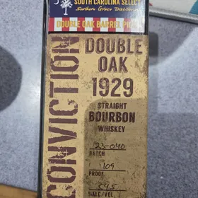 Conviction Double Oak 1929 Straight Bourbon (South Carolina Select) 23-040