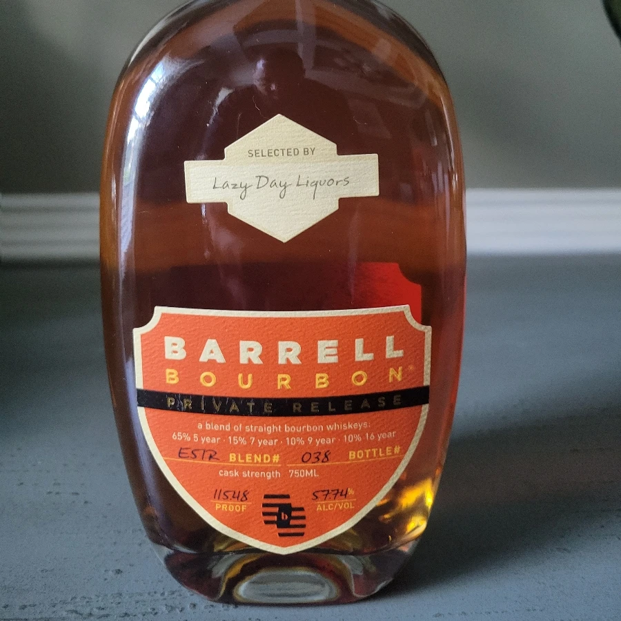 Barrell Bourbon Private Release Blend# ESTR Lazy Day Liquors Pick