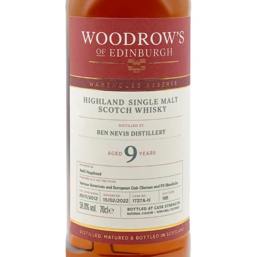 WOODROW'S BEN NEVIS 9 YEAR OLD