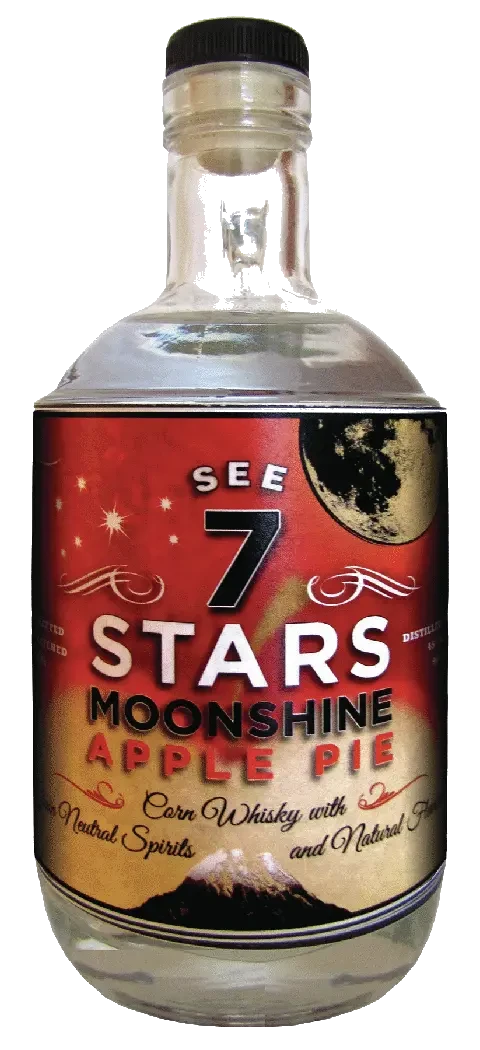 See Seven Stars Apple Pie Moonshine