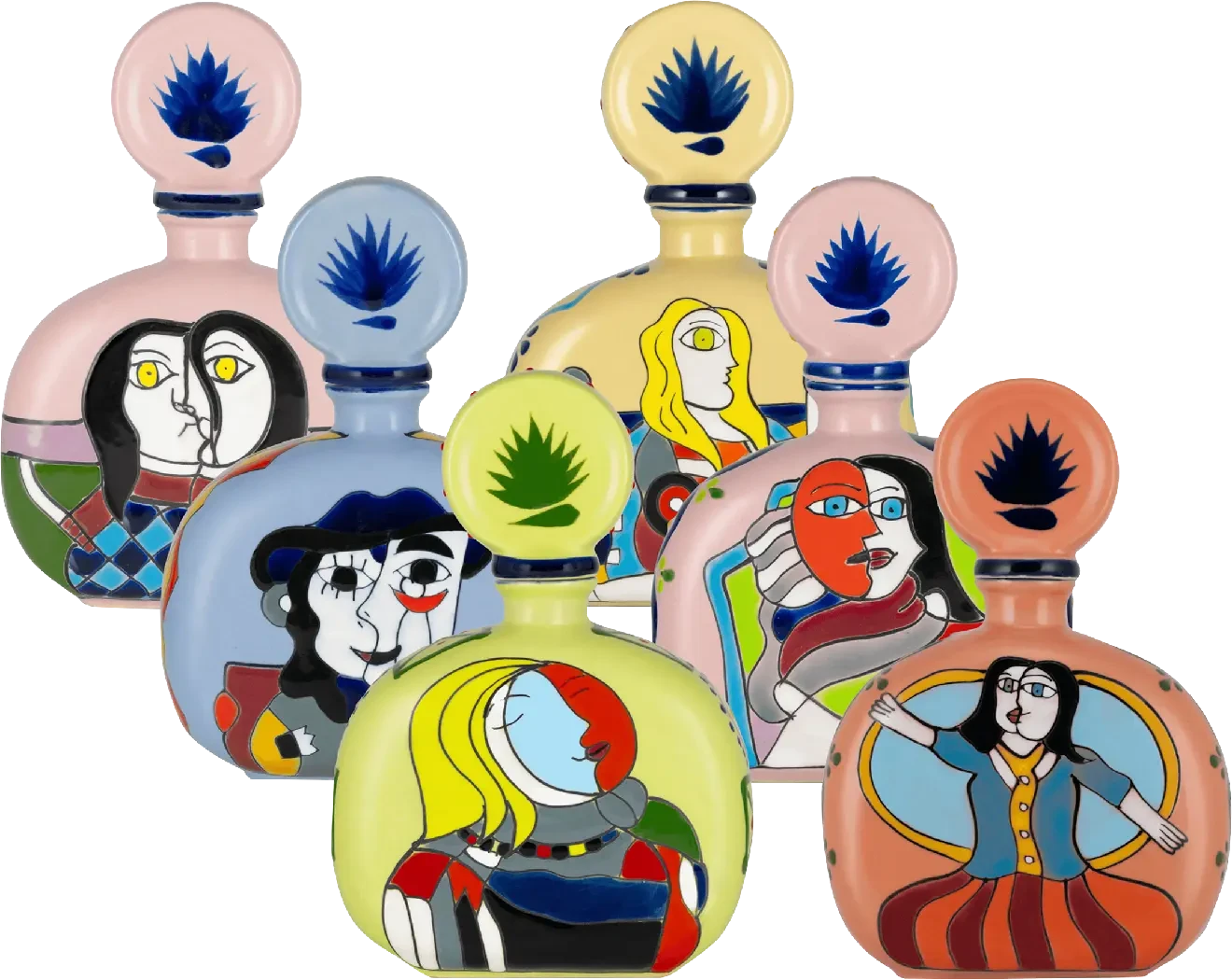 Azulejos Anejo Picasso Bottle