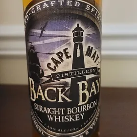 Cape May Distillery Back Bay Straight Bouron Whiskey