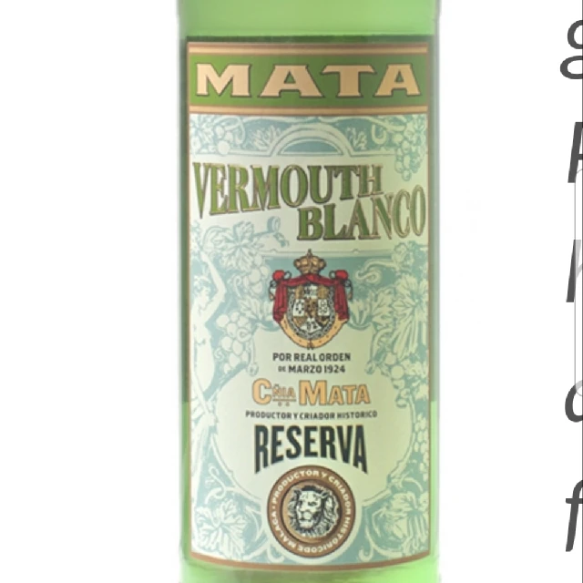Cñia Mata Vermouth Blanco