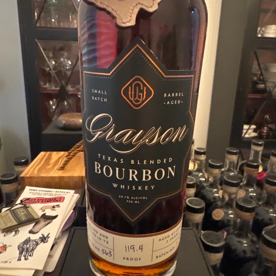 Grayson Texas Blended Bourbon Whiskey - Batch 1