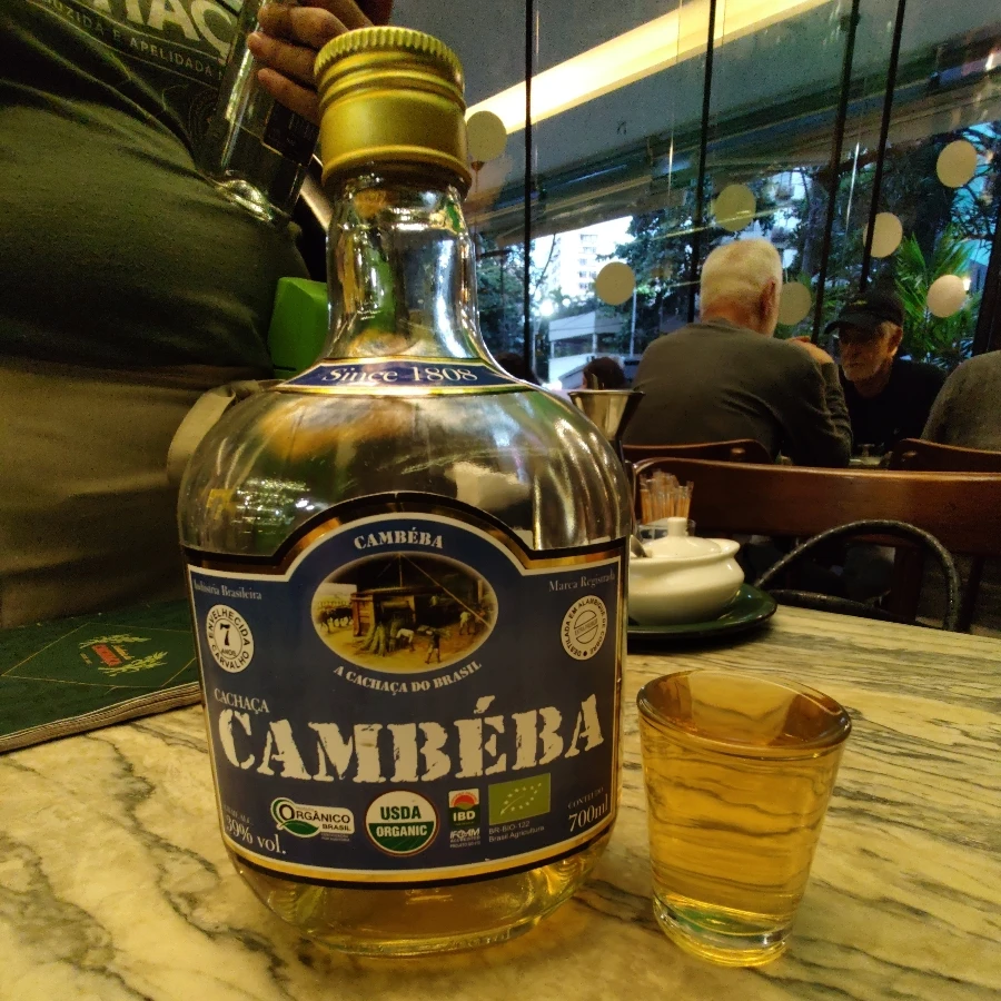 CACHAÇA CAMBEBA ORGANICA 7 ANOS CARVALHO