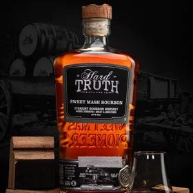 Hard Truth Sweet Mash Straight Bourbon Whiskey Barrel Strength Uncut. and Unfiltered - Single Barrel